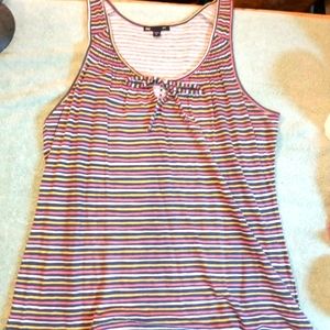 Striped Gap Tank Top